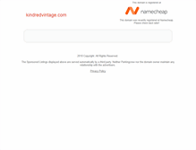 Tablet Screenshot of kindredvintage.com